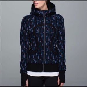 💜🖤 lululemon stained glass scuba sz 12 🖤💜